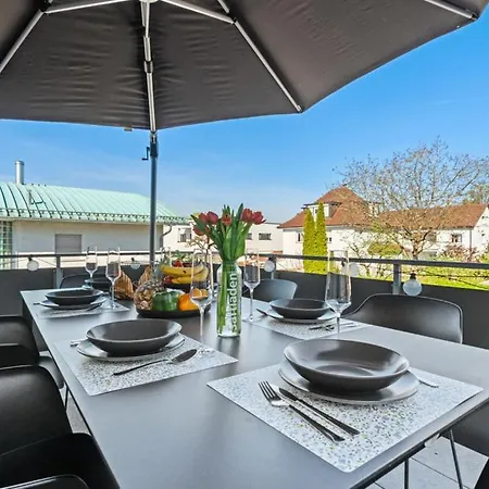 Apartment für bis zu 6 Personen mit Terrasse und Klima Apartment Friedrichshafen