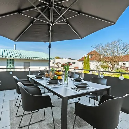 Apartment Fuer Bis Zu 6 Personen I Klima I Terrasse I Parkplatz I Wlan I Babyausstattung * フリードリヒスハーフェン